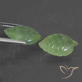 10.60 ct natürliche limettengrün Prehnit-Edelsteine, Fantasie, Lichtdurchlässig