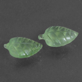 11,01 ct natürliche grüner Prehnit-Edelsteine, Fantasieschliff, Lichtdurchlässig