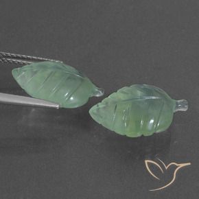 10.12 ct natürliche hellgrün Prehnit-Edelsteine, Fantasie, Lichtdurchlässig