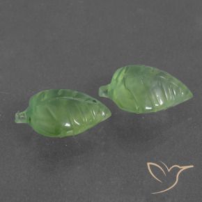 7.42 ct natürliche limettengrün Prehnit-Edelsteine, Fantasie, Lichtdurchlässig