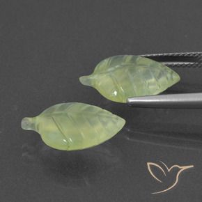 10.57 ct natürliche limettengrün Prehnit-Edelsteine, Fantasie, Lichtdurchlässig