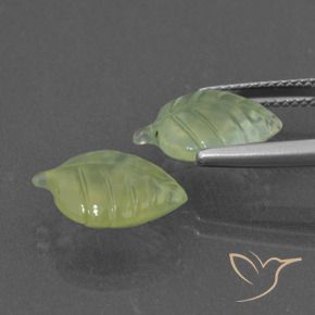 8.52 ct natürliche limettengrün Prehnit-Edelsteine, Fantasie, Lichtdurchlässig