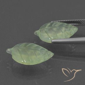 13.06 ct natürliche Mittelgrün Prehnit-Edelsteine, Fantasie, Lichtdurchlässig