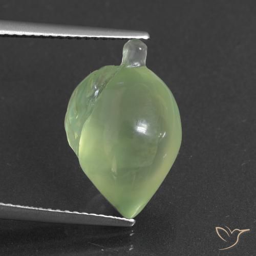9.92ct Natürlicher gelb-grün Prehnit, Fantasie, Lichtdurchlässig