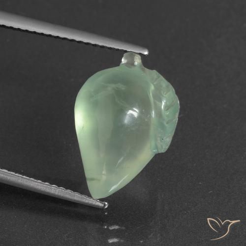 8.80ct Natürlicher Hellgelb Grün Prehnit, Fantasie, Lichtdurchlässig
