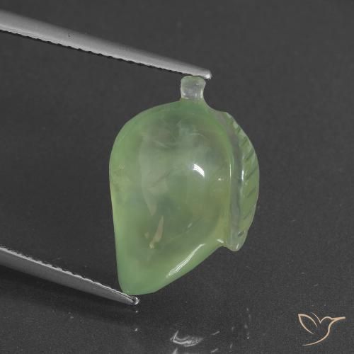 11.82ct Natürlicher gelb-grün Prehnit, Fantasie, Lichtdurchlässig