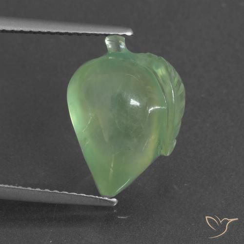 8.30ct Natürlicher Mittelgrün Prehnit, Fantasie, Lichtdurchlässig