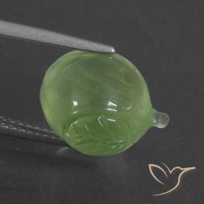 9,17 ctw natürlicher limettengrün Prehnit, Fantasie, Lichtdurchlässig