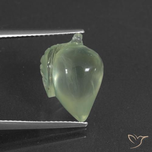 8.86ct Natürlicher Hellgelb Grün Prehnit, Fantasie, Lichtdurchlässig