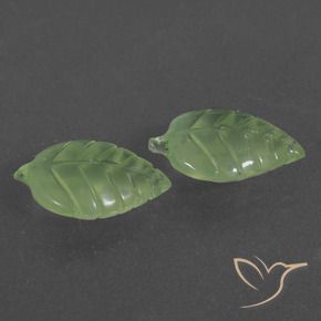 13.24 ct natürliche Blasses Birnengrün Prehnit-Edelsteine, Fantasie, Lichtdurchlässig