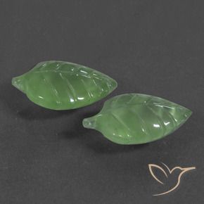 8.07 ct natürliche Birnengrün Prehnit-Edelsteine, Fantasie, Lichtdurchlässig