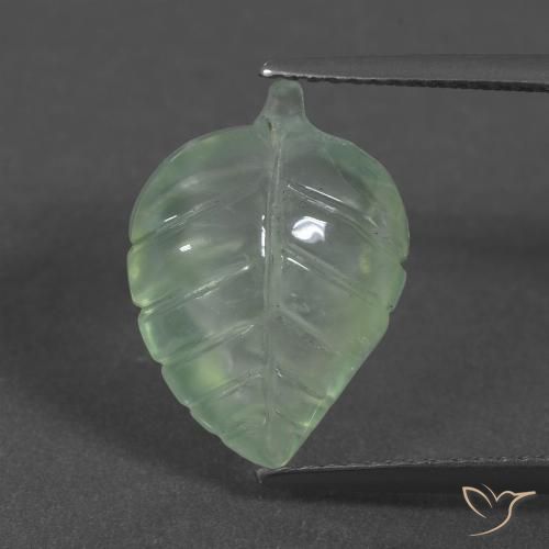 6.02ct Natürlicher Hellgelb Grün Prehnit, Fantasie, Lichtdurchlässig