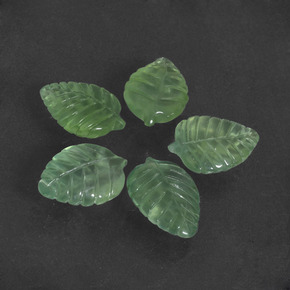 20,29 ct natürliche grüner Prehnit-Edelsteine, Fantasieschliff, Lichtdurchlässig
