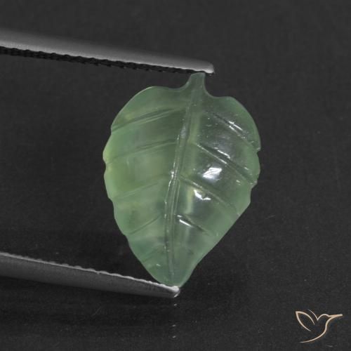 4.86ct Natürlicher hellgrün Prehnit, Fantasie, Lichtdurchlässig