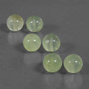  ct natürliche grüner Prehnit-Edelsteine, Sphäre / Kugel, Lichtdurchlässig