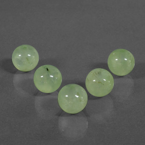 47,79 ct natürliche grüner Prehnit-Edelsteine, Sphäre / Kugel, Lichtdurchlässig