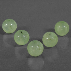 47,79 ct natürliche grüner Prehnit-Edelsteine, Sphäre / Kugel, Lichtdurchlässig