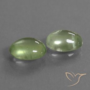 2.85 ct natürliche hellgrün Prehnit-Edelsteine, Oval, Transparent