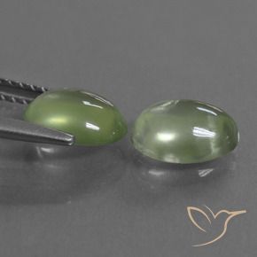 2.85 ct natürliche hellgrün Prehnit-Edelsteine, Oval, Transparent