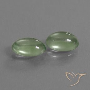 2.63 ct natürliche gelblich-grün Prehnit-Edelsteine, Oval, Transparent