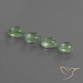 4.14 ct natürliche Hellgelb Grün Prehnit-Edelsteine, Oval, Transparent