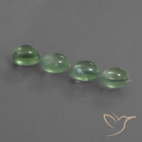 7.80 ct natürliche Warmes Grün Prehnit-Edelsteine, Oval, Transparent
