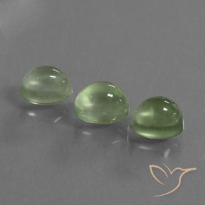 4.94 ct natürliche gelb-grün Prehnit-Edelsteine, Oval, Transparent