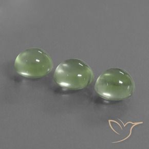 5.89 ct natürliche gelb-grün Prehnit-Edelsteine, Runden, Transparent