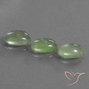 4.67 ct natürliche gelblich-grün Prehnit-Edelsteine, Oval, Transparent
