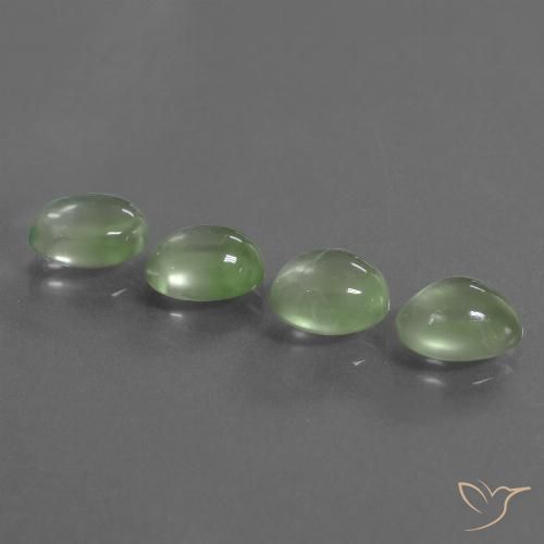 8.34ctw Natürlicher gelb-grün Prehnit, Oval, Transparent
