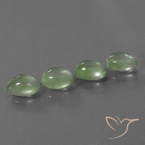 8.34 ct natürliche gelb-grün Prehnit-Edelsteine, Oval, Transparent