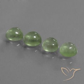8.35 ct natürliche Birnengrün Prehnit-Edelsteine, Oval, Transparent