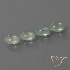 6.19 ct natürliche Sehr helles Grün Prehnit-Edelsteine, Oval, Transparent