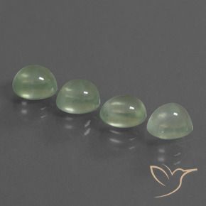 6.64 ct natürliche Blasses Grün Prehnit-Edelsteine, Oval, Transparent