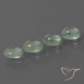 5.00 ct natürliche Hellgelb Grün Prehnit-Edelsteine, Oval, Transparent