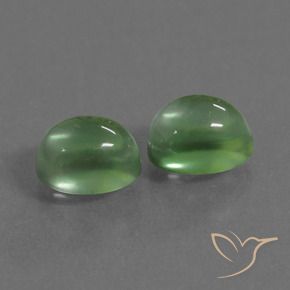 2.68 ct natürliche Warmes Grün Prehnit-Edelsteine, Oval, Transparent