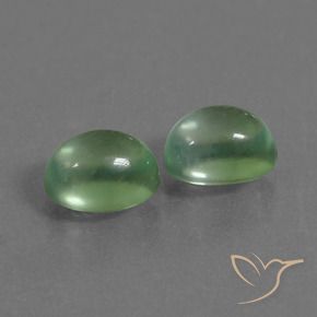 2.40 ct natürliche Erdiges Grün Prehnit-Edelsteine, Oval, Transparent