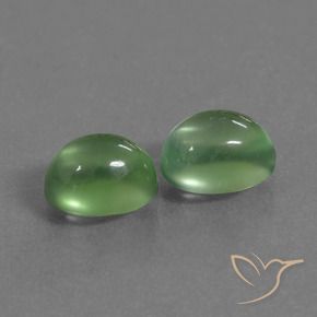 2.45 ct natürliche hellgrün Prehnit-Edelsteine, Oval, Transparent