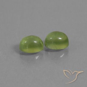 2.69 ct natürliche hellgrün Prehnit-Edelsteine, Oval, Transparent