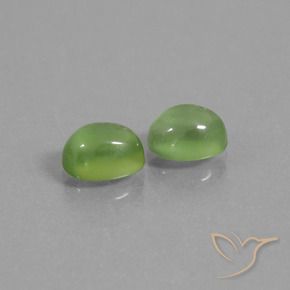 2.51 ct natürliche gelb-grün Prehnit-Edelsteine, Oval, Transparent