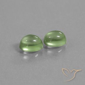 2.37 ct natürliche gelb-grün Prehnit-Edelsteine, Oval, Transparent