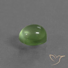 9,17 ctw natürlicher gelblich-grün Prehnit, Oval, Transparent