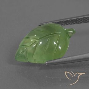 9,17 ctw natürlicher Mittelgrün Prehnit, Fantasie, Transparent