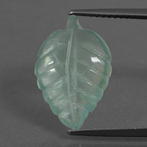 9,17 ctw natürlicher hellgrün Prehnit, Ausgefallene Form, Transparent