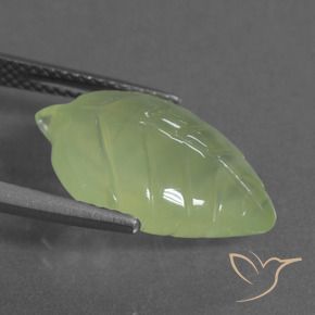 9,17 ctw natürlicher limettengrün Prehnit, Fantasie, Transparent