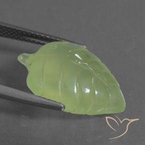 9,17 ctw natürlicher limettengrün Prehnit, Fantasie, Transparent