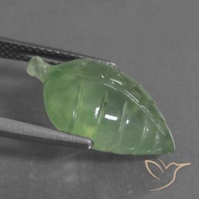 9,17 ctw natürlicher Mittelgrün Prehnit, Fantasie, Transparent