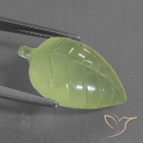 9,17 ctw natürlicher gelb-grün Prehnit, Fantasie, Transparent