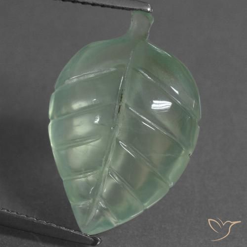 8.54ct Natürlicher mintgrün Prehnit, Fantasie, Transparent