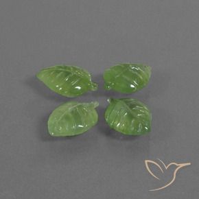 18.63 ct natürliche Warmes Grün Prehnit-Edelsteine, Fantasie, Transparent